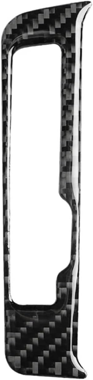 for Audis A3 8V 2014-2019 Carbon Fiber Interior Trim Car Gear Shift Panel Button Frame Stickers Accessoire(Left)