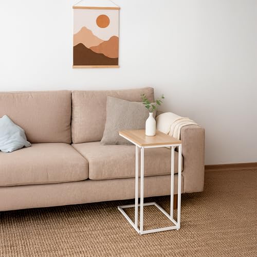 Mesa de sofa Relaxdays para desayunar y teletrabajar en el salon 3