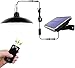 Price comparison product image Shed Lights,Solar Pendant Porch Lights,Outdoor Solar Lights,Solar Pendant Lights with Remote Control, IP65 Waterproof 16.4Ft Adjustable Solar Panel Waterproof Lamp for Outdoor Indoor Shed Barn