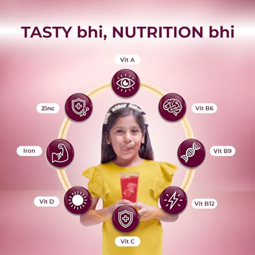 Image of Good Monk Fruit Drink Mix (Natural Mixed Berries Powder), 50% Less Sugar with 8 Vitamins & Minerals (Vitamin B12, C, D, Iron & more) | Tasty & Healthy Mix for Hydration, Energy, Immunity, 24 Sachets