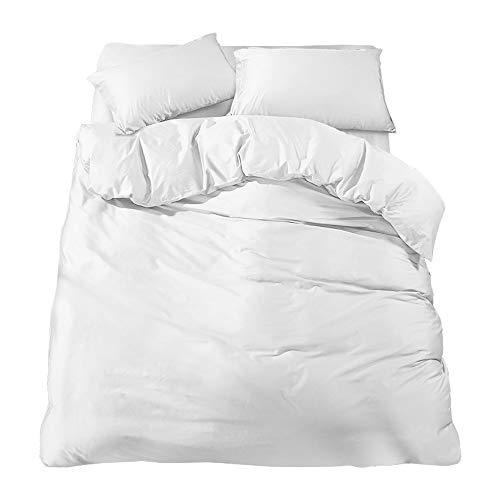 リネン100% ダブルロングサイズ 掛け布団カバー　ホワイト ニトリ セミダブル 掛ふとんカバー(コットンウォッシュ WH SD