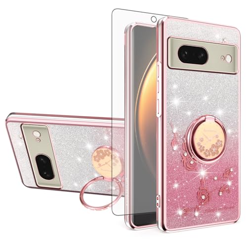 Coque Pixel 8 antichoc paillettes pour regarder des vidéos les mains libres