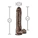 Eden 11 Inch Extra Long Realistic Dildo - 2.4