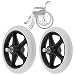 LIGUOYI 2 Pieces Wheelchair Front Wheels, Replacement Wheels for Wheelchair, 6