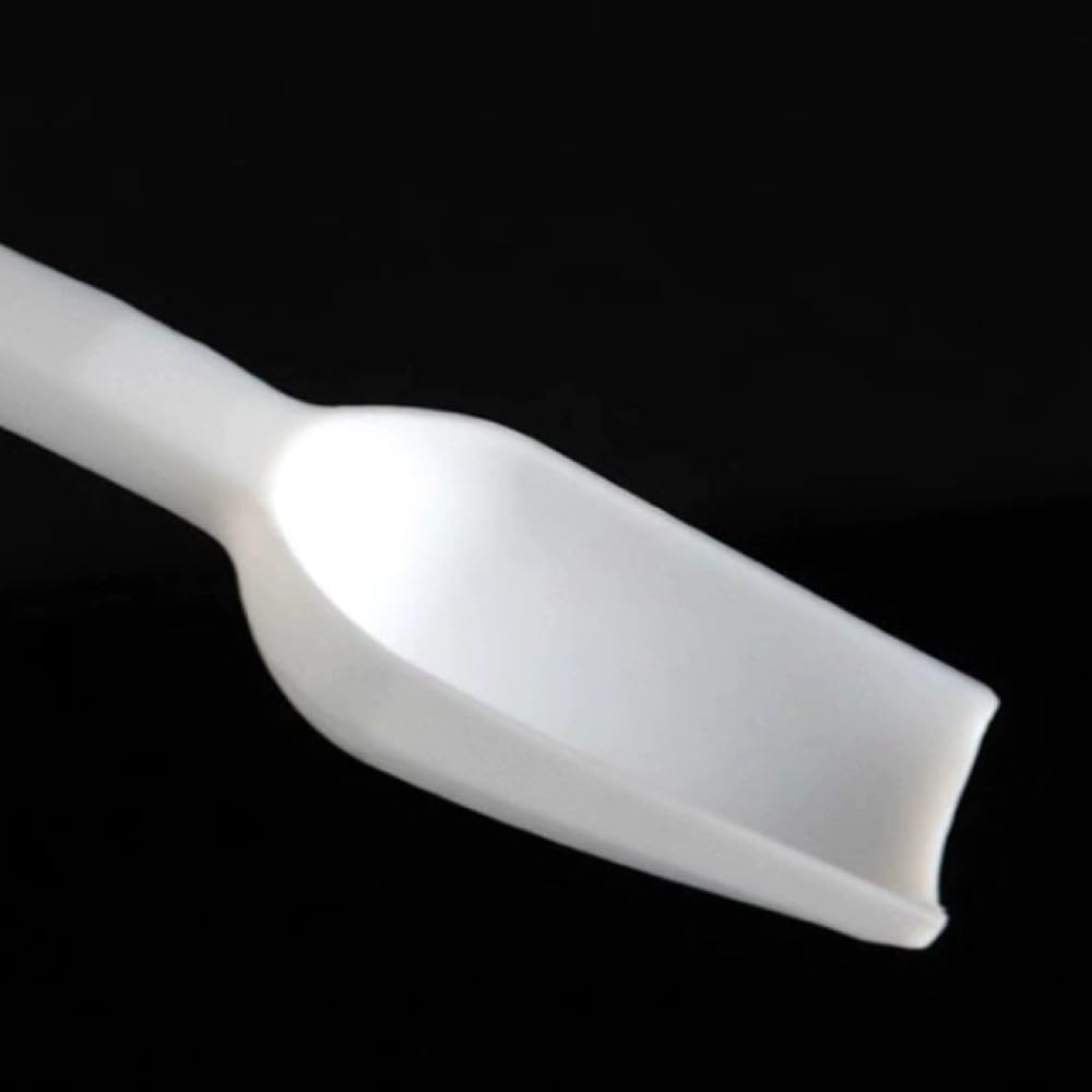 3ml PTFE lab ladle with Long Handle,Dozen 100% Virgin Fiildtekii Teflon Square Head Spoons,for Powder and Solids Transferring in Lab