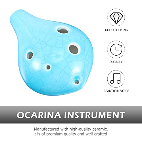 ARTIBETTER Conjunto 1 6 Buraco Ocarina para Crianças Iniciantes Inclui Colhedor E Saco de Plástico A