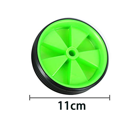 Emvanv Kids Bicycle Training Wheels, 1 Pair Bike Assist Wheel Balance Stabilisers Training Tool Low Noise Rubber Bike Replacement Stabilizer Wheels(White) #TOP2