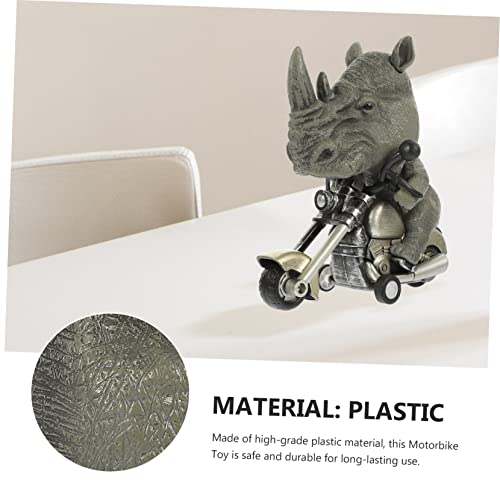 STAHAD Tyrannosaurus Rex Pull Machine Toy Para Criança Animal Montando Motocicleta Brinquedo Modelo