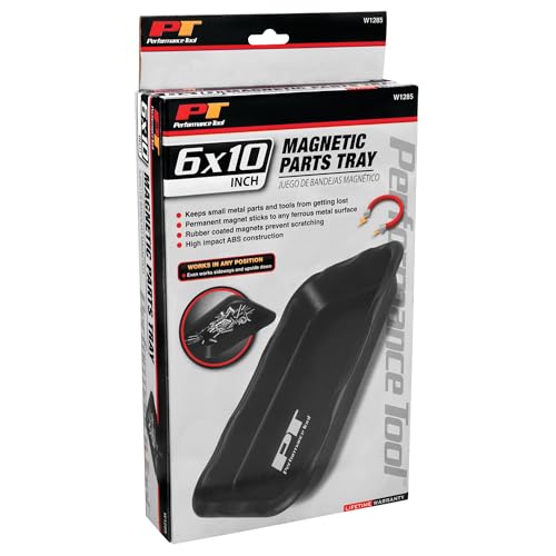 Image of Performance Tool W1285 Large 6 x 10 in. Magnetic Parts Tray
