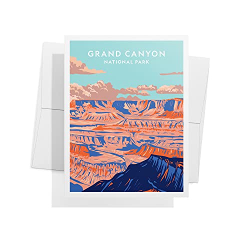 Image of Twigs Paper National Park Cards, 12 Scenic Blank Note Cards with Envelopes