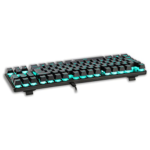 Teclado Mecânico Gamer T-Dagger Bora Switch Outemu Mk2 Blue Led Azul Abnt2 - T-Tgk313-Blue