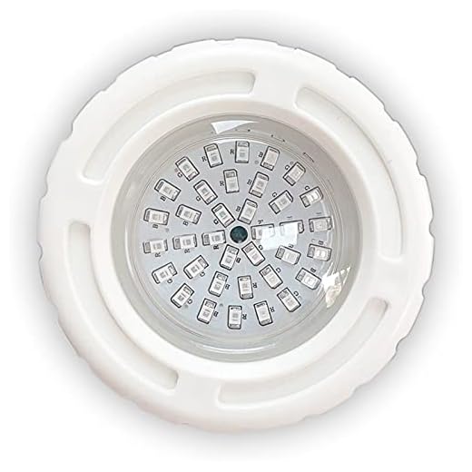 Warmpool Foco Led Para Escalera Piscina De Hormigón O Fibra 3W En Blanco O Rgb (Rgb On/Off (2 Hilos))