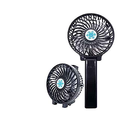 USB-Ventilator, Handventilator, Mini-Ventilator, Reiselüfter, batteriebetrieben, USB-Schreibtisch-Ventilator, Schwarz Cover