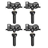 TPMS Sensor Dodge,4Pack 433Mhz Tire Pressure Monitoring System Sensor Compatible for Chrysler Jeep Dodge Fiat Replaces#68313387AB 68193586AC 68252493AB