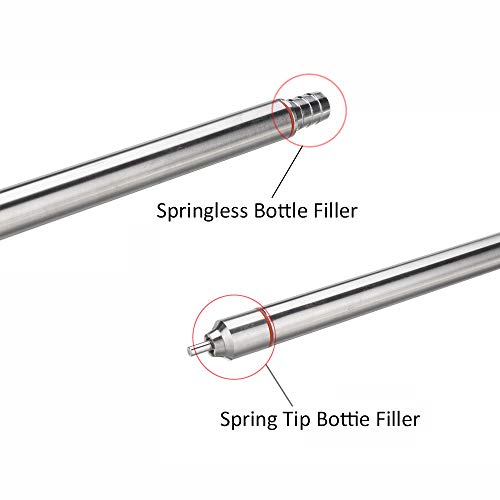 Beer Bottle Filler,Promaker Stainless Steel Wine Beer Bottling 13.7" Spring Loaded Beer Bottle Filler Home Brewing (Bottle Filler) #TOP2