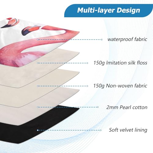 Funda para portátil Tropical Flamingos 13-14 pulgadas miniatura 4