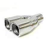 Universell Schalldampf, die zu den meisten Autos passen.Verstellbare Klemmen! Jedes Rohr mit einem Durchmesser von weniger als 56 mm passt perfekt.Die Spitzen sind aus hochwertigem Edelstahl T-304.