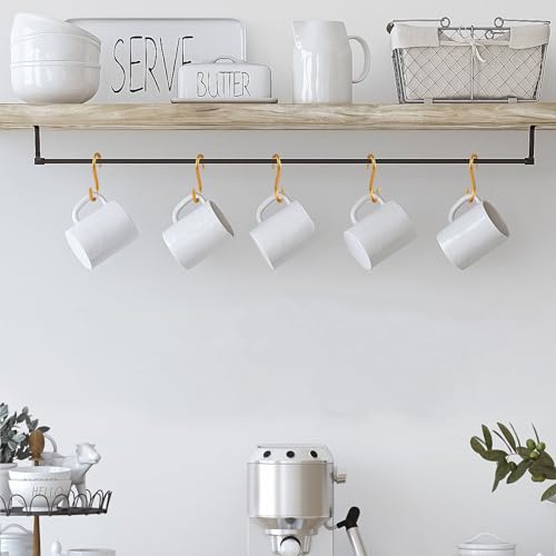 Supkiir 30Pcs Gold S Hooks For Hanging, Aluminum Alloy S Shaped Hooks, Heavy Duty Multi-Purpose Storage Brass Hooks For Kitchen Bathroom Closet Hanging Pans Pots Cup Plants Towels Clothes thumb #5