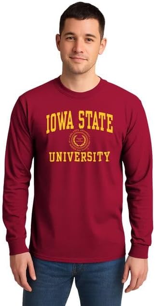 Barnesmith Long Sleeve Cotton Adult T-Shirt, Unisex, Heritage Logo, Color - Image 2