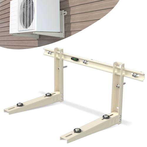 Mini Split Wall Mounting Bracket: Condenser Wall Mount Rack for 7000 9000 12000 BTU Mini Split Air Conditioner Units, Outside Split System Mount Condenser Bracket, Max 400 LBS by TAKTOPEAK - Used condition - US$26.06