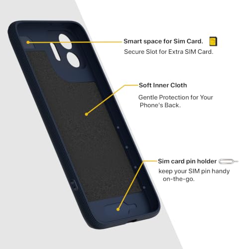 Image of Outlouders Back Cover for OnePlus N6 5G | Full Camera Protection | TPU Soft Flexible Shockproof Bumper Case (Blue)