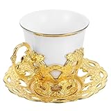 Parfait pour une personne : idéal pour une portion individuelle, permettant de savourer une tasse de café riche et aromatique, tasse réutilisable, tasses à cappuccino design vintage