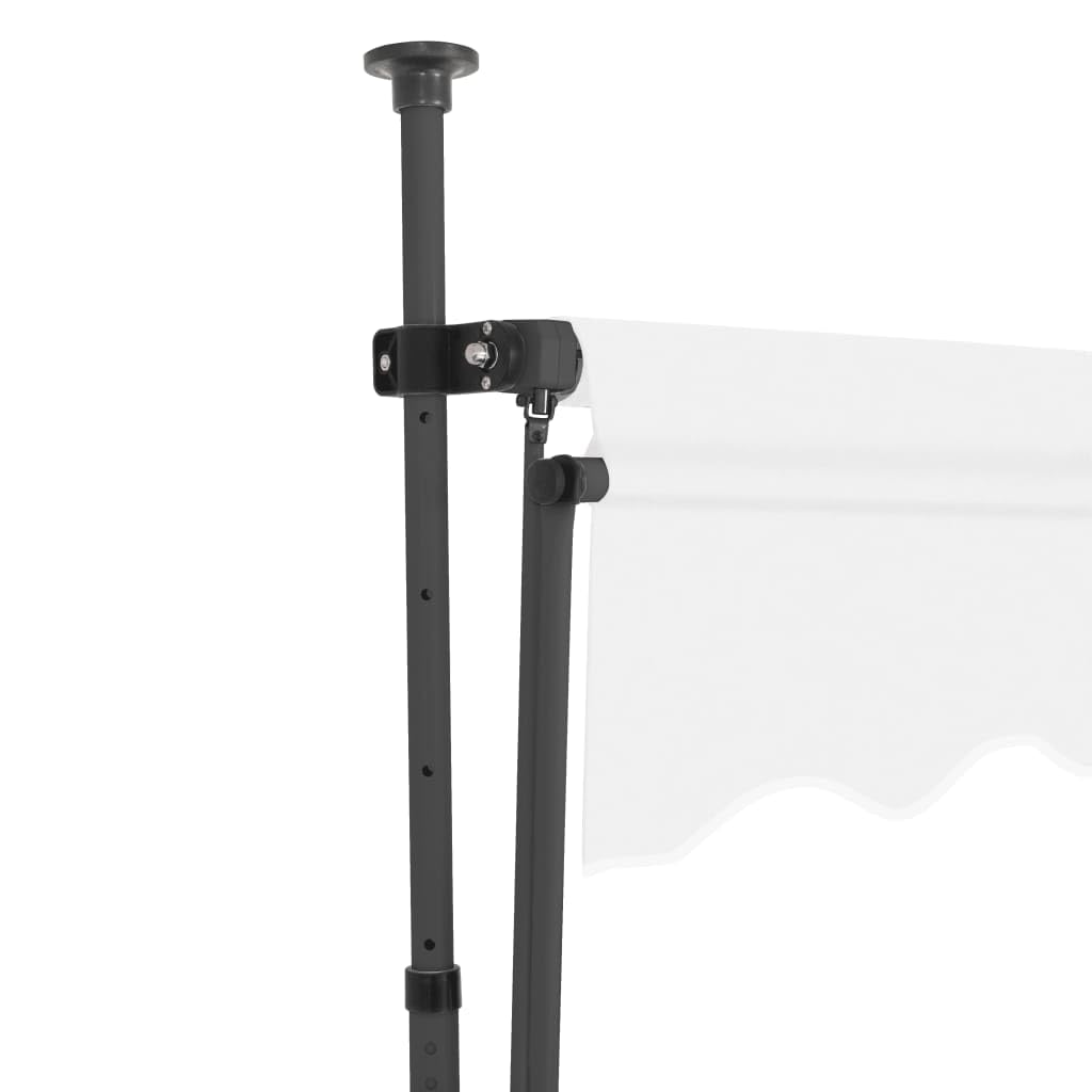 vidaXL Toldo Manual retráctil con LED Crema 150 cm
