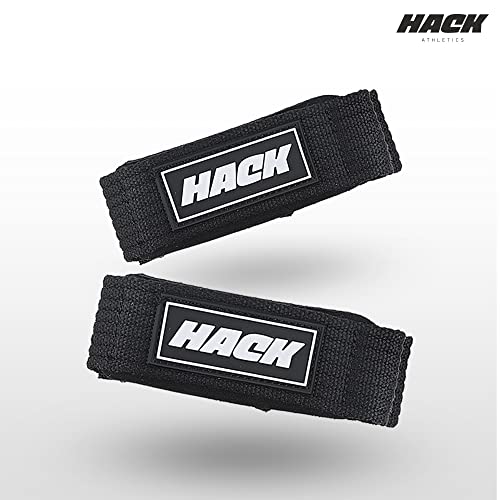Hack Athletics 24" Weight Lifting Straps, Black, 2 Pack - Image 4