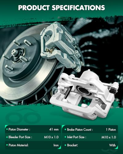 Image of SCITOO 19B3824 Rear Right Disc Brake Caliper w /Bracket For Honda For Pilot 2009-2015,Single Piston