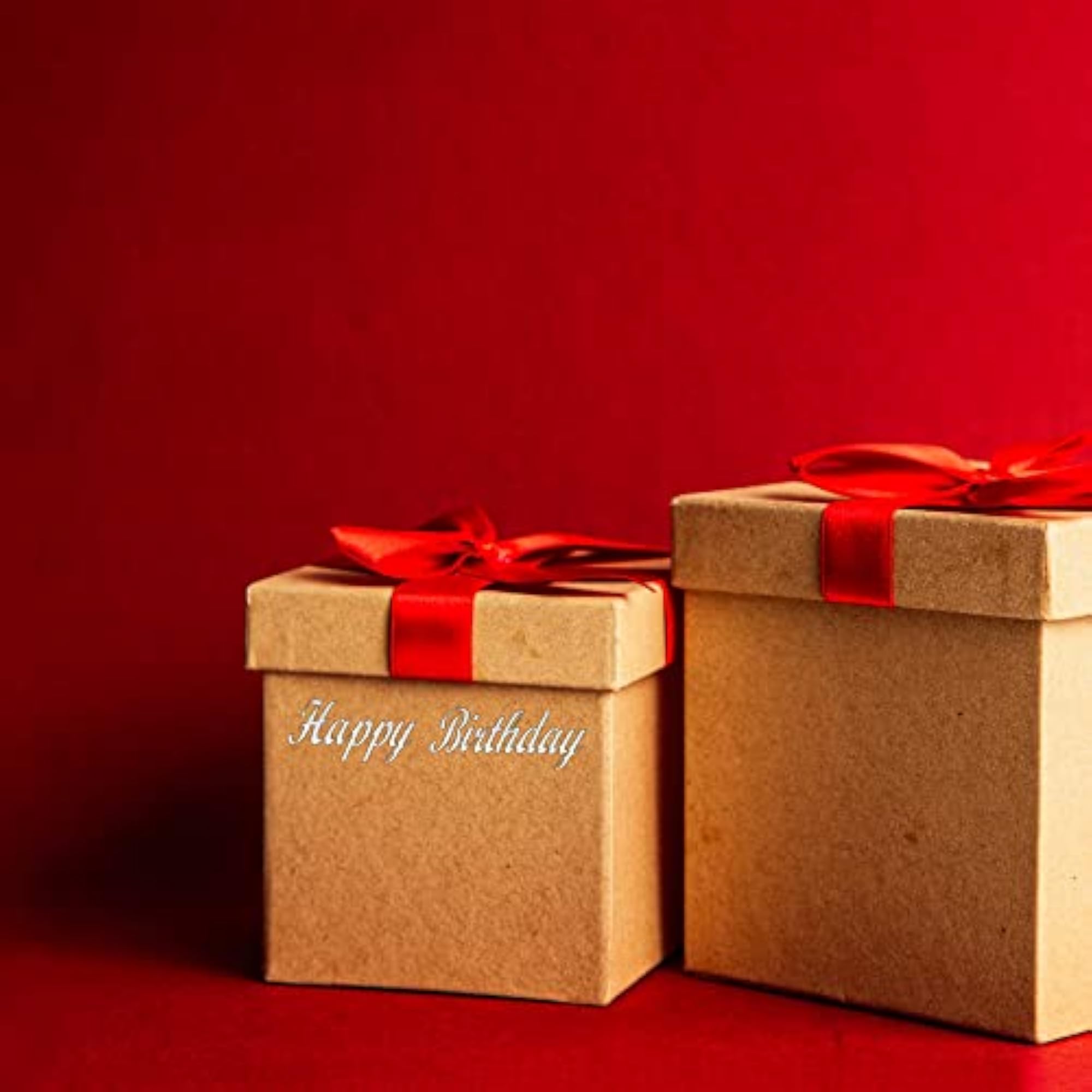 Silver Happy Birthday Stickers for Gifts and Decorations