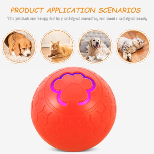 Balle rechargeable pour gros chien à roulement automatique