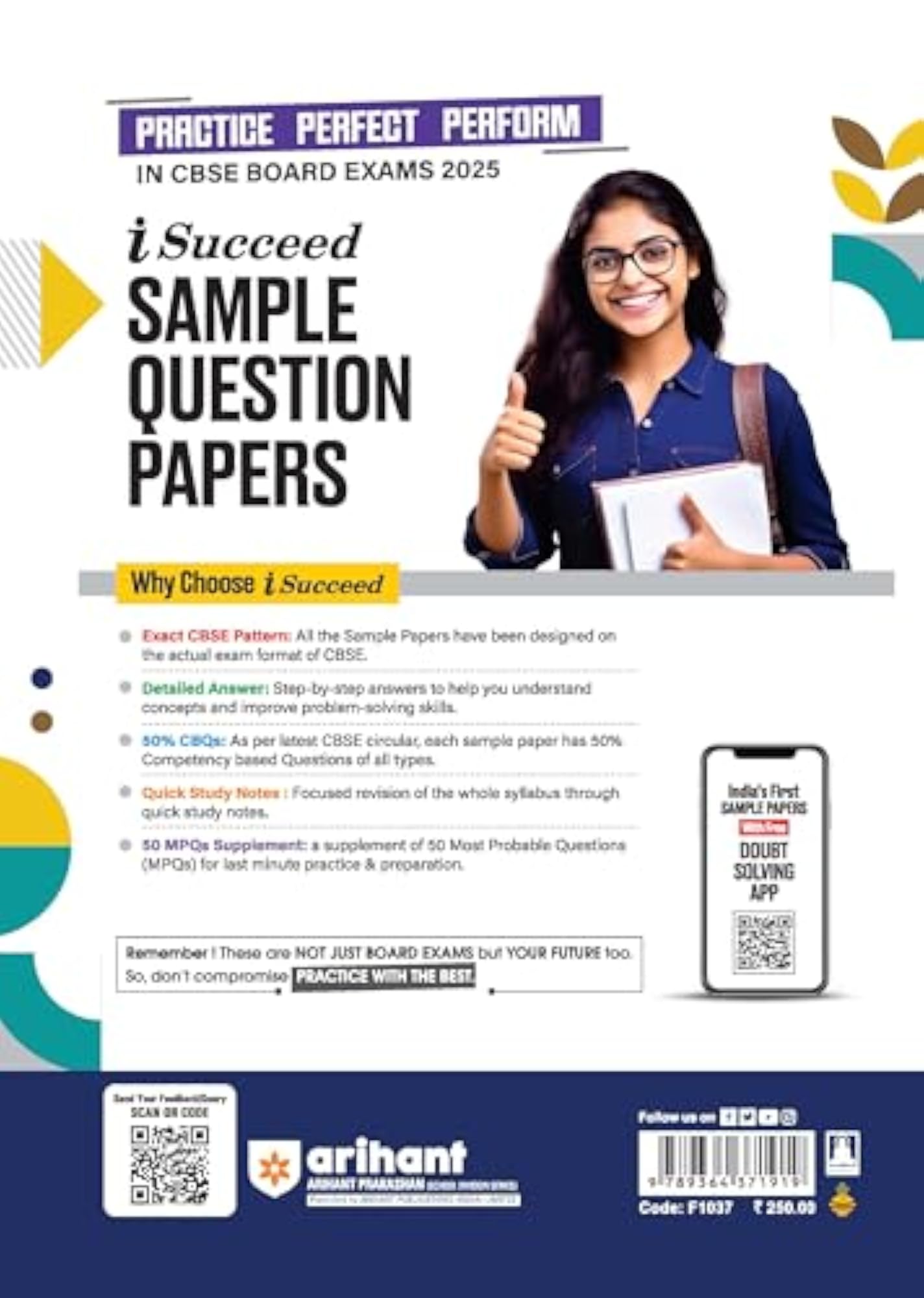 Arihant i Succeed 15 Sample Papers for English Language and Literature Class 10th
