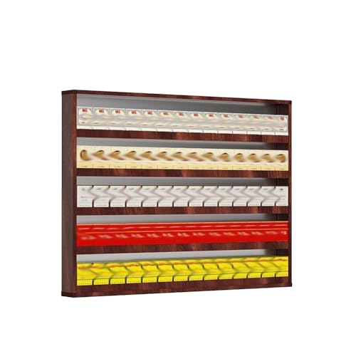 Présentoir à cigarettes mural en aluminium 40x3x60 cm pour boîtes