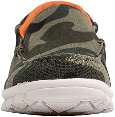 Deer Stags Boy's Melvin JR Sneaker, Green/Orange CAMO, 1 Little Kid | Image 4