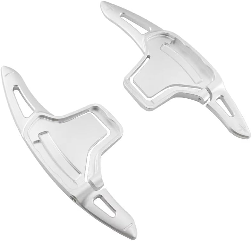 Paddle Shifter Kit Compatible with KIA for e-Niro for Niro Plus DE EV PHEV S 2018-2022 Steering Wheel Shifter Paddles Gear Extension(Silver)