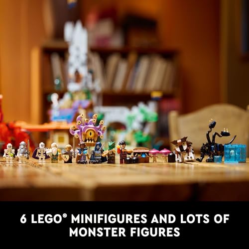 Ideas Dungeons & Dragons: Red Dragon's Tale Building Set per adulti, Dungeons and Dragons, idea regalo, modello fantasy per costruire e mostrare, creato in collaborazione con Wizards of the - Lego - Immagine 4