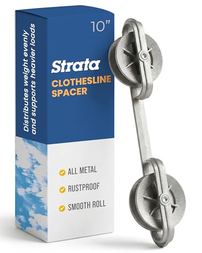Strata C78050V 10" Metal Spacers / Wheels for Clothesline