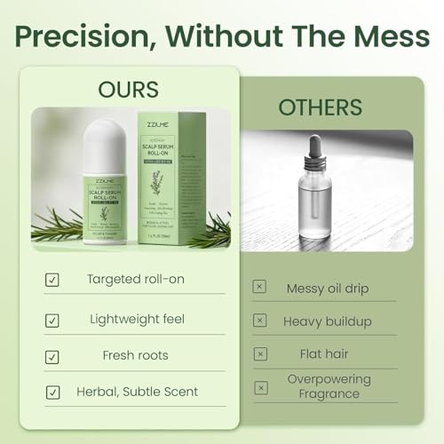 ZZILME Rosemary Hair Growth Serum Roll-On with Caffeine 1.6oz — view 7