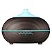 Essential Portable aromathérapie huile Diffuseurs Humidificateur ultrasonique Diffuseur avec Cool Mist et 7 couleurs LED Lights Diffuseur Aroma, Waterless Arrêt automatique Purificateurs d'air lucar