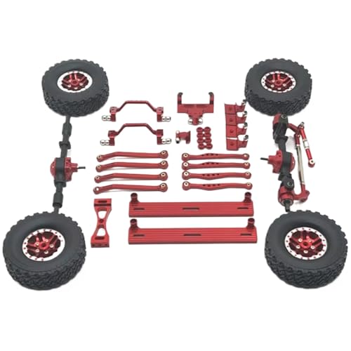 RC�J�[�̃A�b�v�O���[�h�p�[�c For WPL For C64 C64-1 1/16 �����t�����g�ƃ��A�A�N�X���p�V���[�V�����N���b�h�v�����b�h�}�E���g�T�C�h�y�_���^�C���Z�b�g Rc �J�[�A�b�v�O���[�h���i(Red)