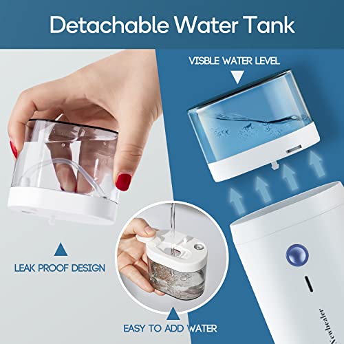 Newbealer Handheld Steamer For Clothes, Horizontal & Vertical Steaming, 2 Steam Levels 20S Heat Up, Foldable, Dry Ironing, Portable 1200W 180Ml Fabric Wrinkle Remover With Brush And Anti-Heat Glove #TOP4