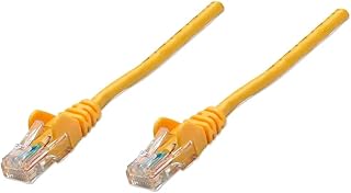 Intellinet (10-Pack Bundle) Network Cable, Cat5e, UTP 2.0 m (7 ft.), Yellow (319744-10PK)