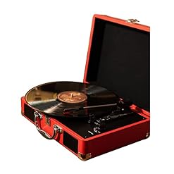 Tourne-Disque en Vinyle avec Haut-parleurs intégrés et récepteur Bluetooth Platine Vinyle Vintage à 3 Vitesses Audio Son… - Les Beatles, Paul McCartney, John Lennon, RIngo Starr, George Harrison
