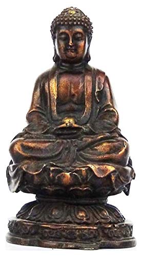 Figurines de Bouddha en cuivre antique ornement de collection haut de gamme