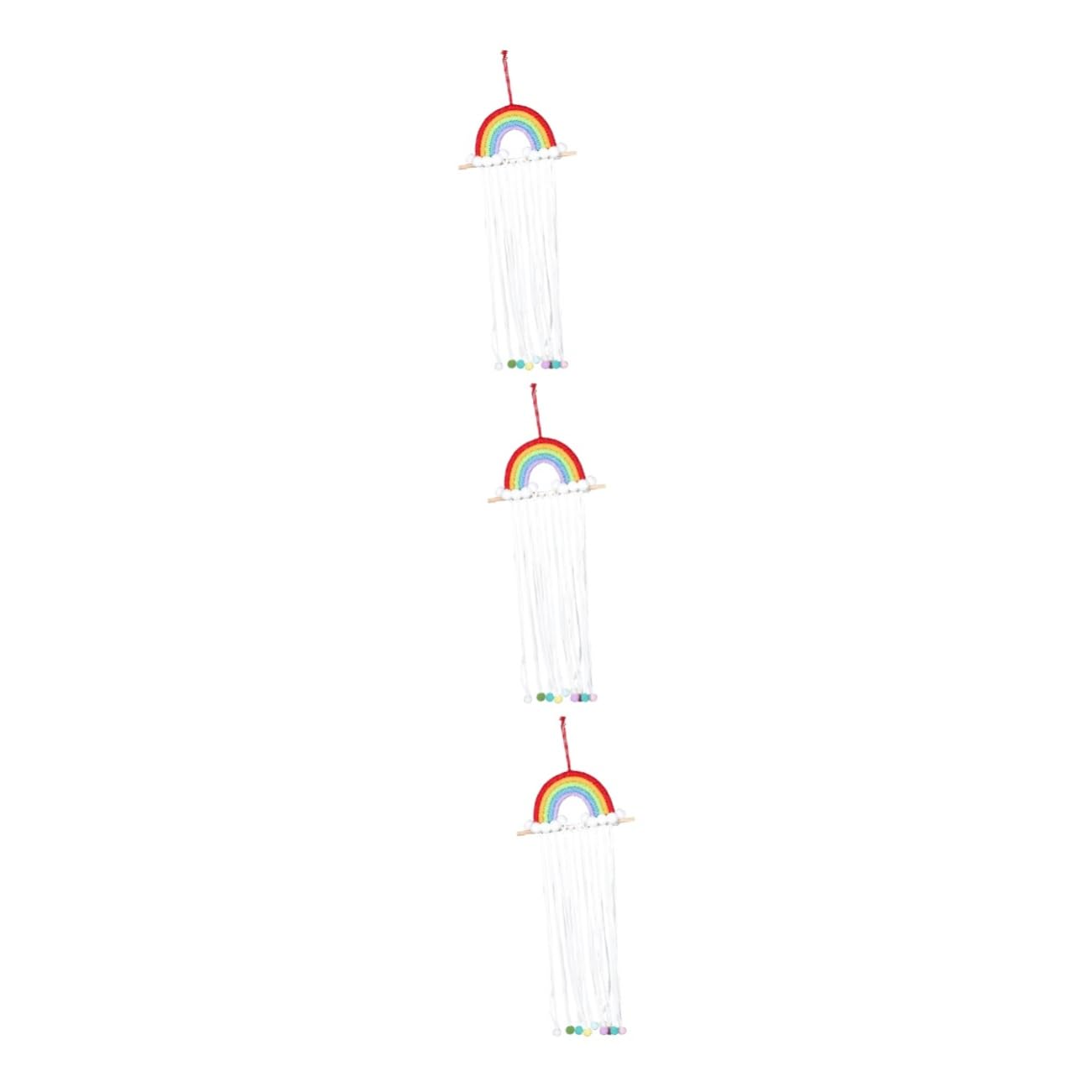 Rangement barrettes arc-en-ciel pour une décoration murale de chambre fille