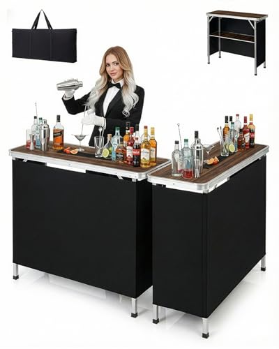 2-Tier Folding Bar Counter