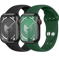 Sportarmband fr Apple Watch Armband 40mm 41mm 38mm 44mm 45mm 42mm 46mm  iWatch Armbnder Ultra 3/2/1 49mm Herren/Damen, Doppeltaste Silikon Band  fr Apfelband Series 11 10 9 8 7 6 5 4 3 2 SE 3/2/1 : Amazon.de: Elektronik  & Foto