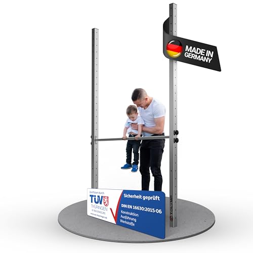 TOLYMP High-End Turnreck für Garten – höhenverstellbare Turnstange &...