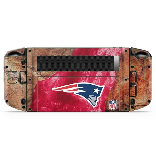 Skin Vinyle New England Patriots NFL Effet Bois et Résines pour Console Lenovo Legion Go