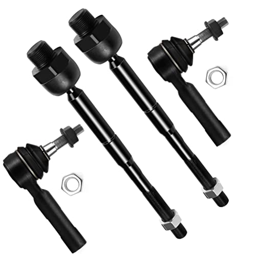 SCITOO 4pcs Front Suspension Kit Inner Outer Tie Rod End Fit 2005-2010 For Dodge Dakota 2006-2009 For Mitsubishi Raider by SCITOO - Used condition - US$27.34
